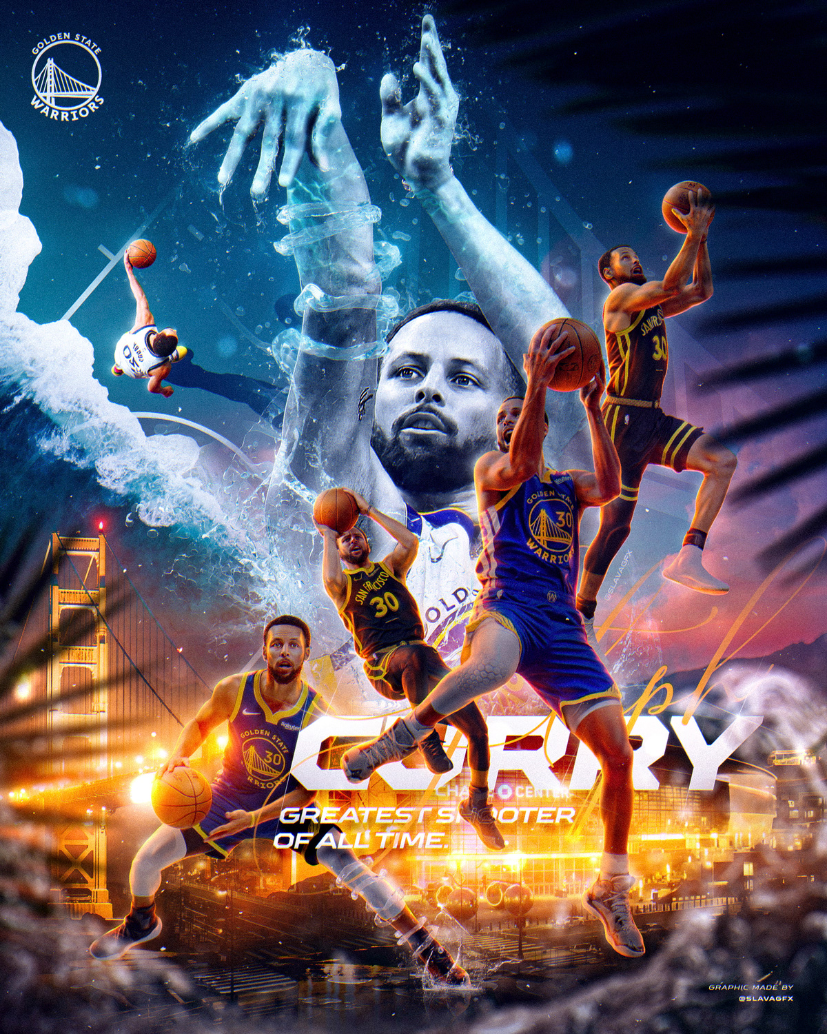 graphic design  Sports Design sports basketball poster Poster Design Social media post stephen curry warriors NBA