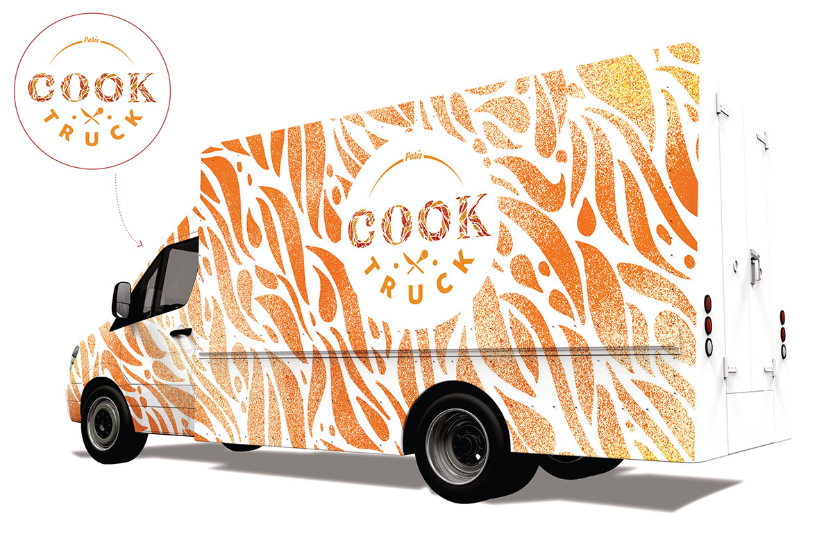 cook Truck Food  Urban eat fooding identity