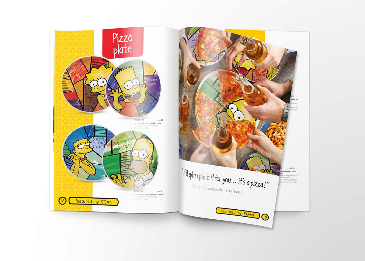 Simpson Catalogue graphic design  editorial InDesign Mug  porcelain license Adobe Portfolio
