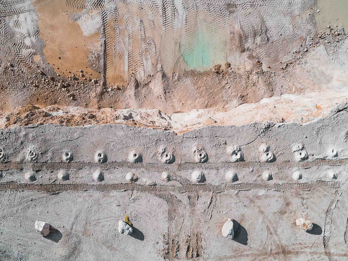 quarry pit mining earth Aerial Aerial Photography helicopter adobeawards