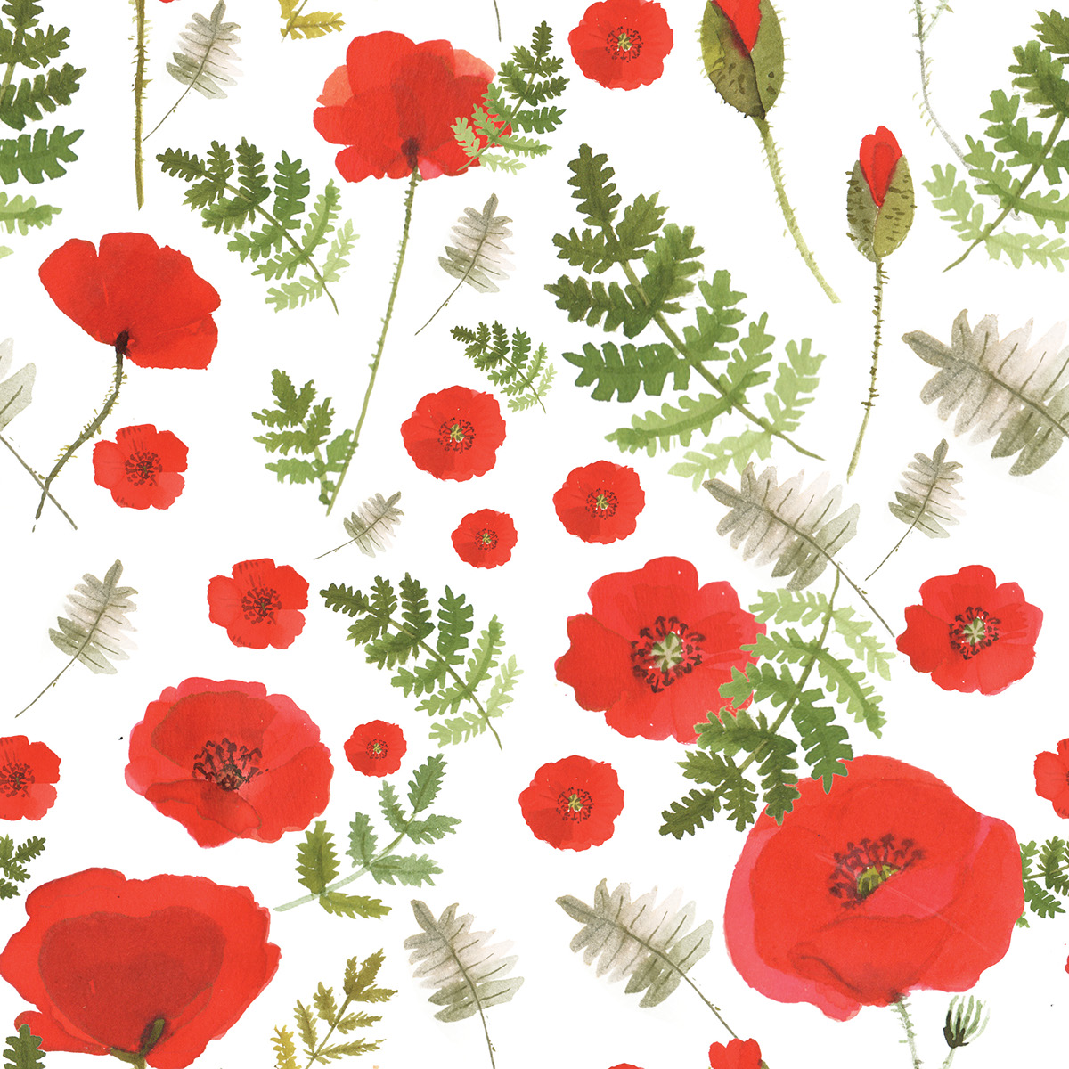 poppy poppies Flowers red textile pattern Interior design armchair room sheets bed field