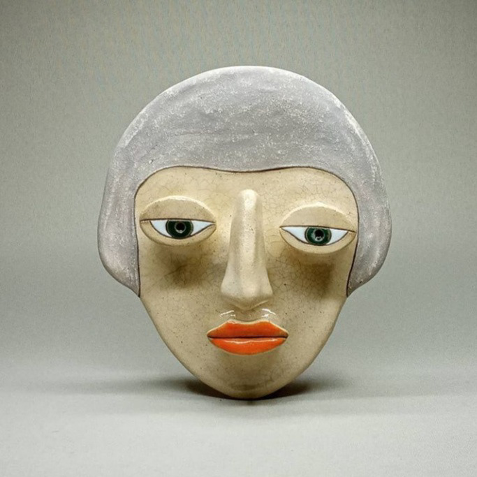ceramic ceramic mask people portrait portraits sculpture ukraine ukrainian art