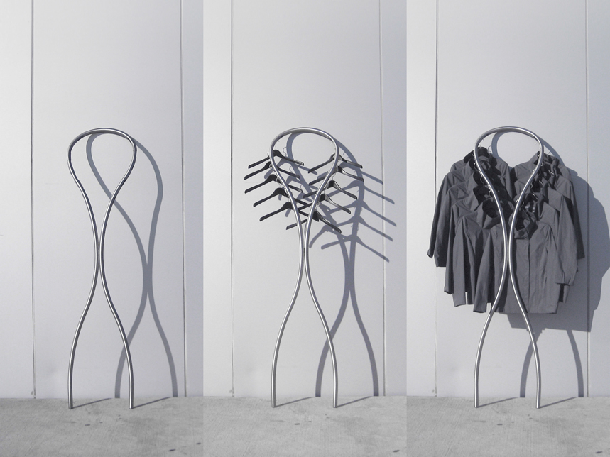 Stainless  coatrack  coat  rack  furniture  metal