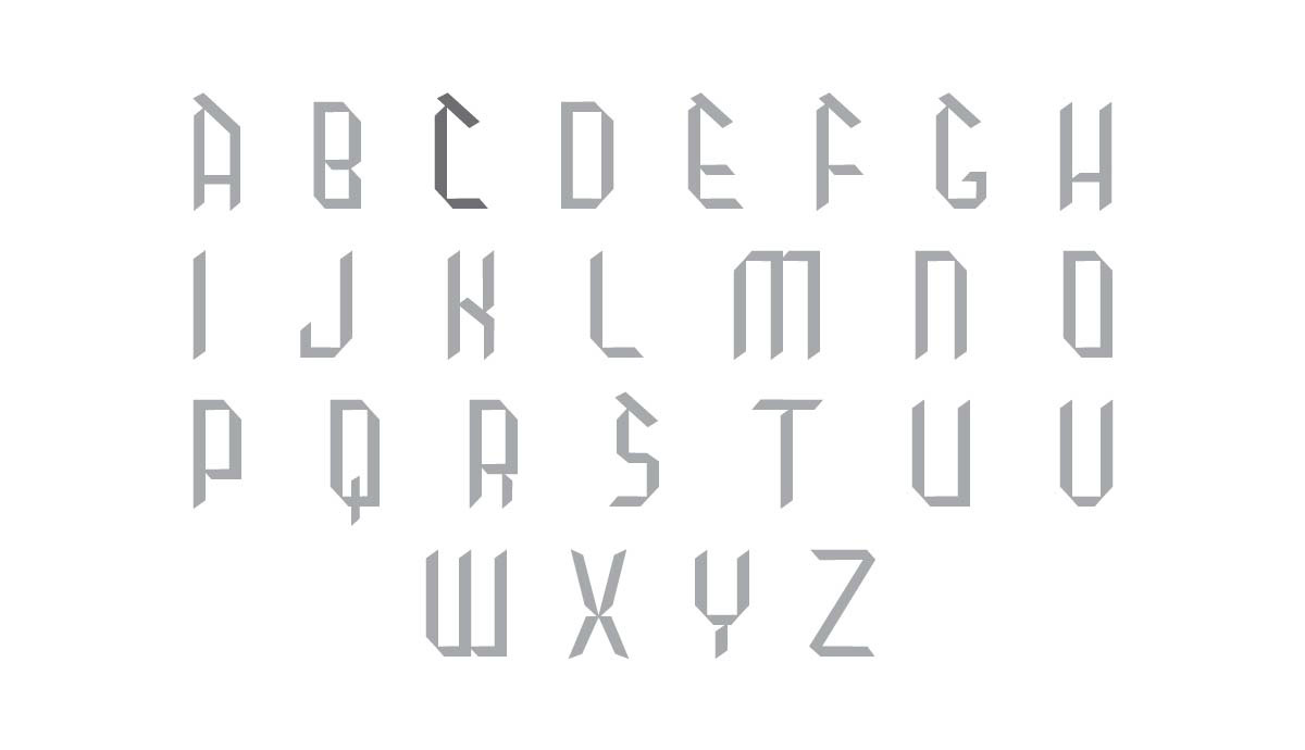 type Type Deisgn  font font design typeface design Typeface Blackletter blackletter font Fraktur fraktur font geometric geometric font