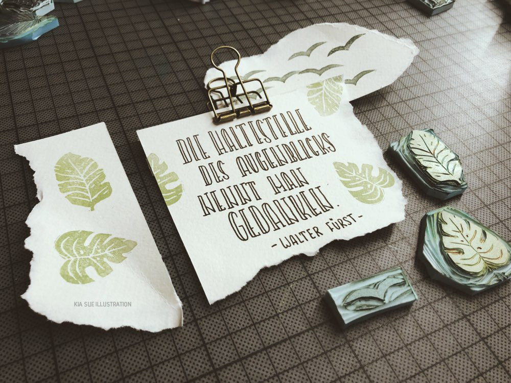 ILLUSTRATION  linoprinting Linoldruck handmade prints Printing
