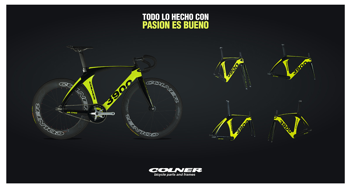bike design Bicycle track bike Facebook Advertising Colner Colner 3900 competicion Bike