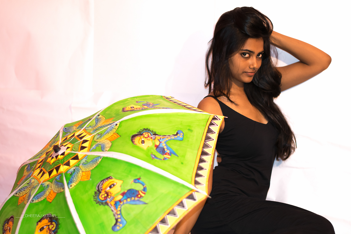 Madhubani Craft Projects -Umbrella