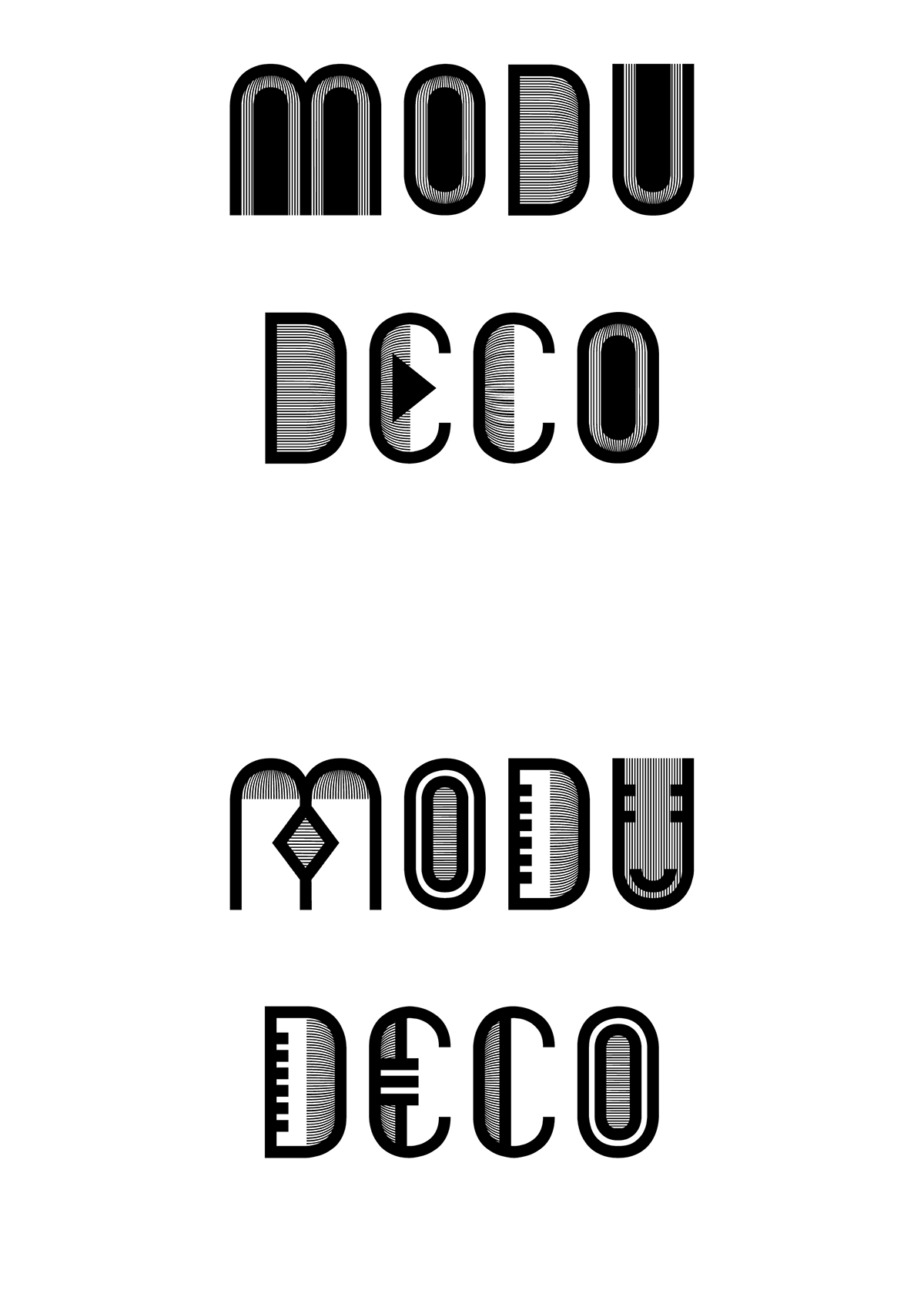 typographic typo type Typeface font fonts type design design andreas leonidou decorative font Display decorative display font experimental modular