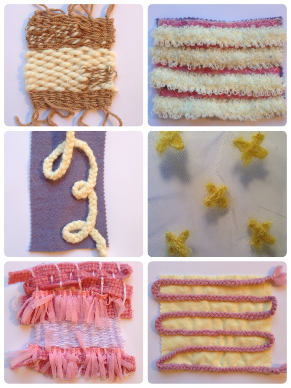 fabric manipulation yarn felting weaving texture color