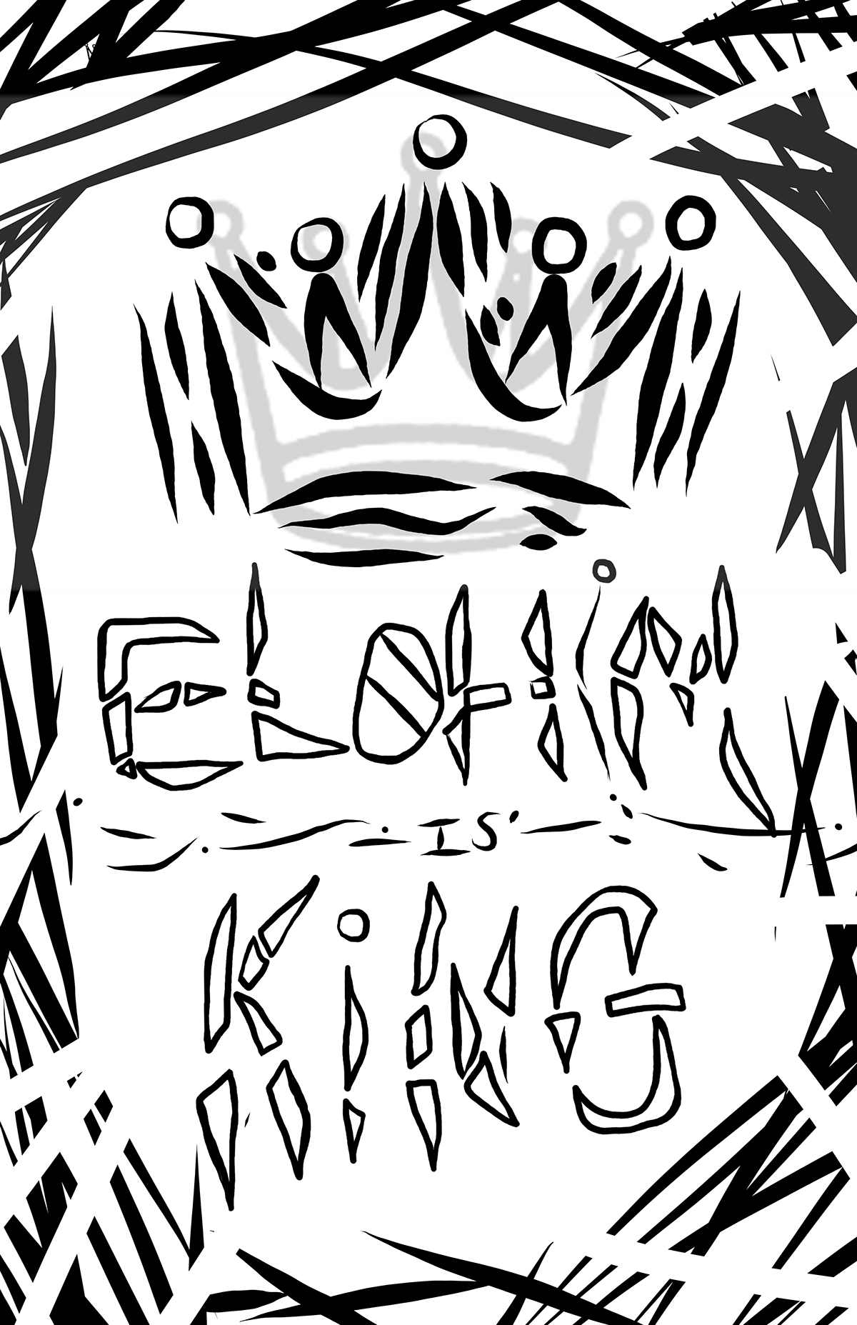 crown digital painting elohim gemetric Jeusus kingofkings light LordofLords royalty truth