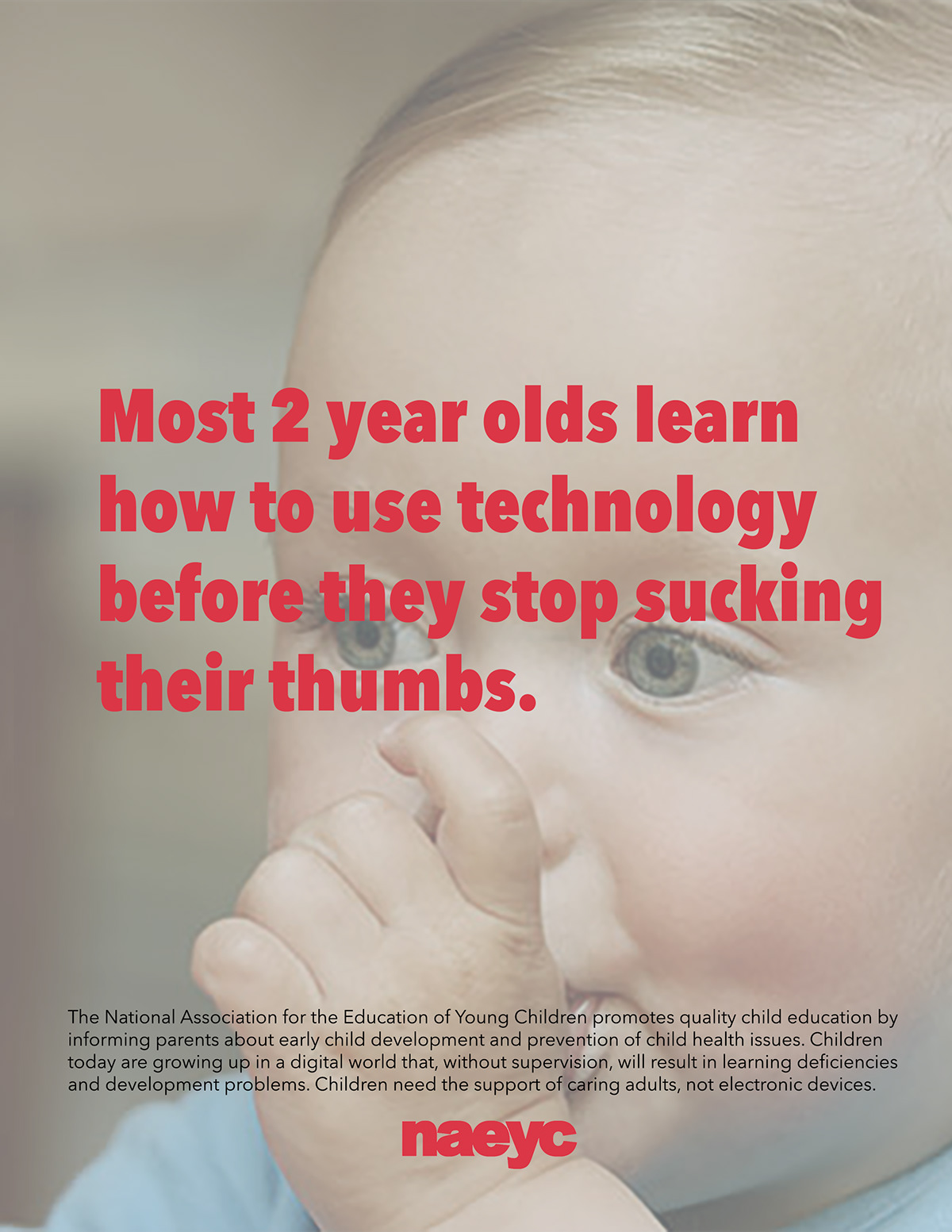 NAEYC young kids Technology negatives