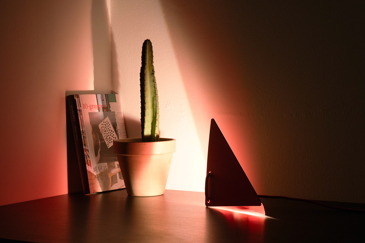 Lamp product design  origami  industrial design  furniture aluminium light lighting lampdesign tablelamp