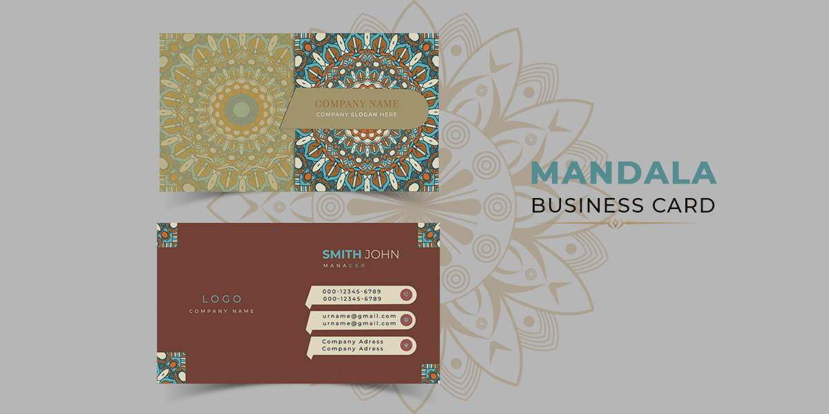 branding  creative gorgeous luxury luxurybusinesscard Magnetic Mandala modern simple Unique