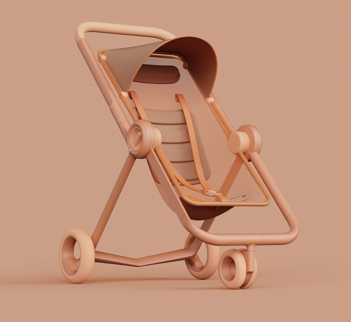 Baby Gear Bassinet colorful products Danish Design foldable frame industrial design  product design  Scandinavian design stroller Swift Creatives