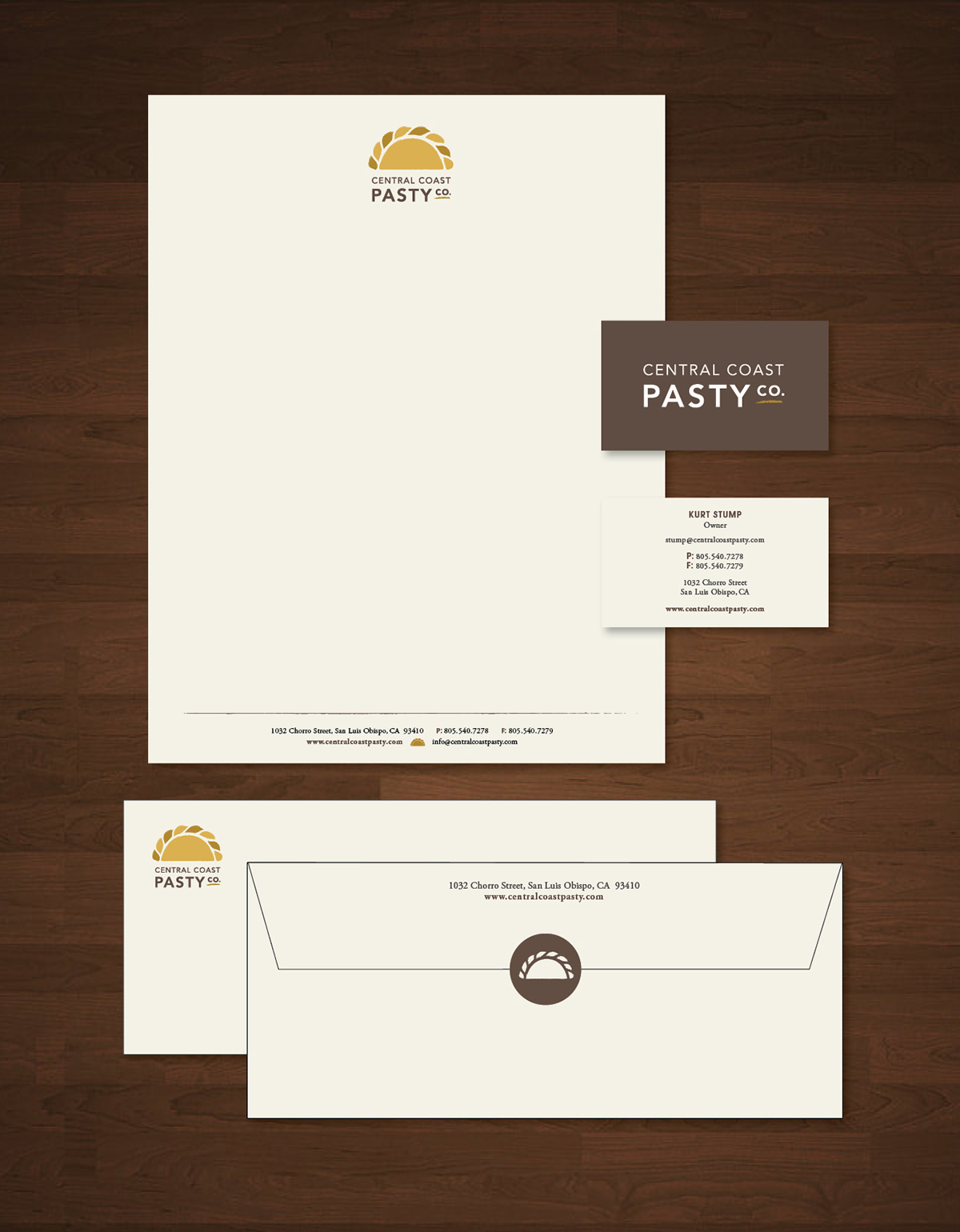 pasty business system restaurant Sloco pasty company Central Coast cal poly Rebrand company business pasty co. pies Identity System