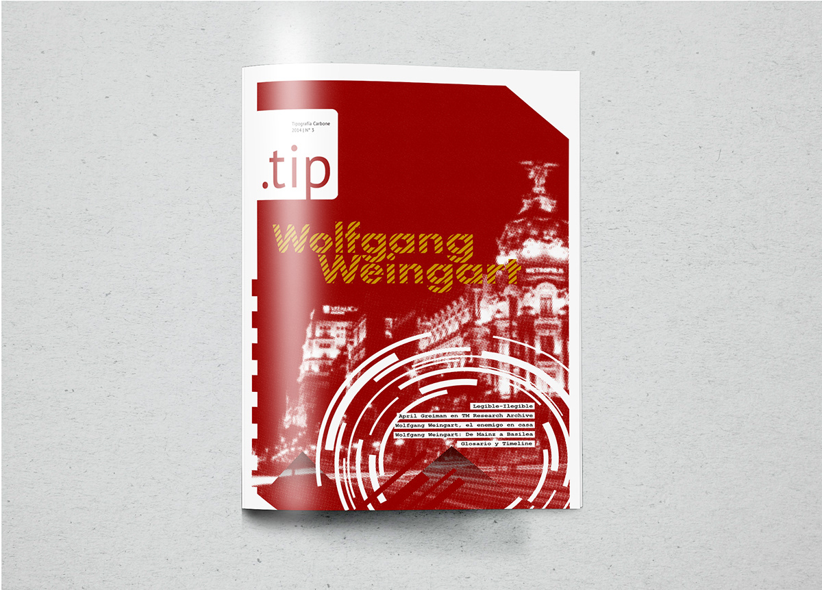 Wolfgang Weingart editorial magazine tipografia revista tramas Patterns