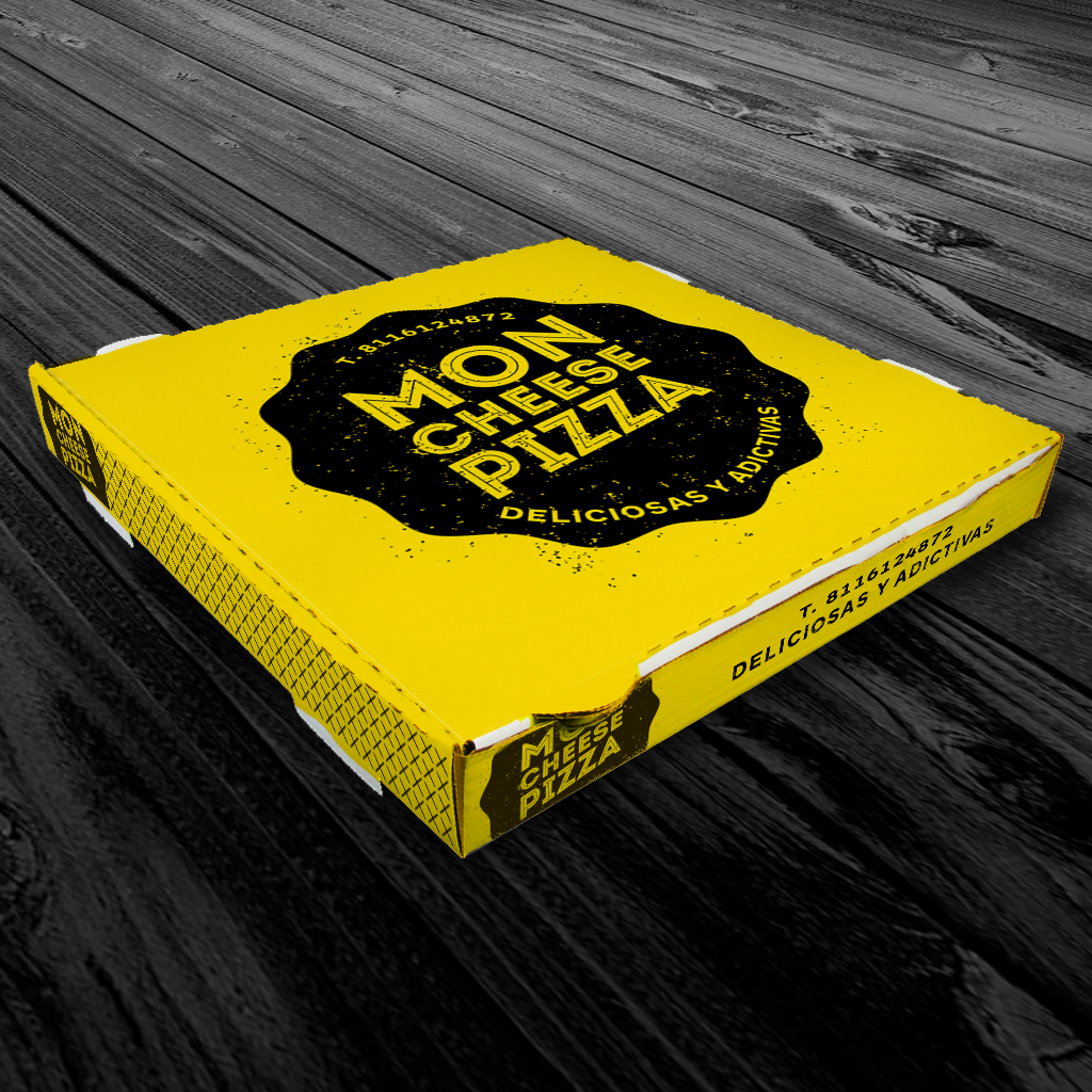 diseño logo Pizza creative Hipster restaurant brand identity PicadilloIlustrador pizzeria logo