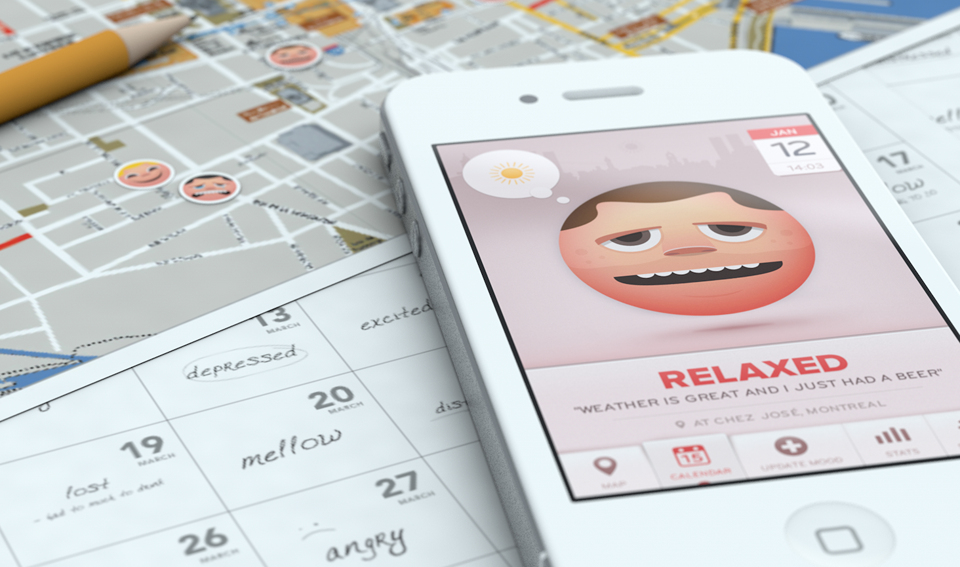 iphone  wireframes emoticons