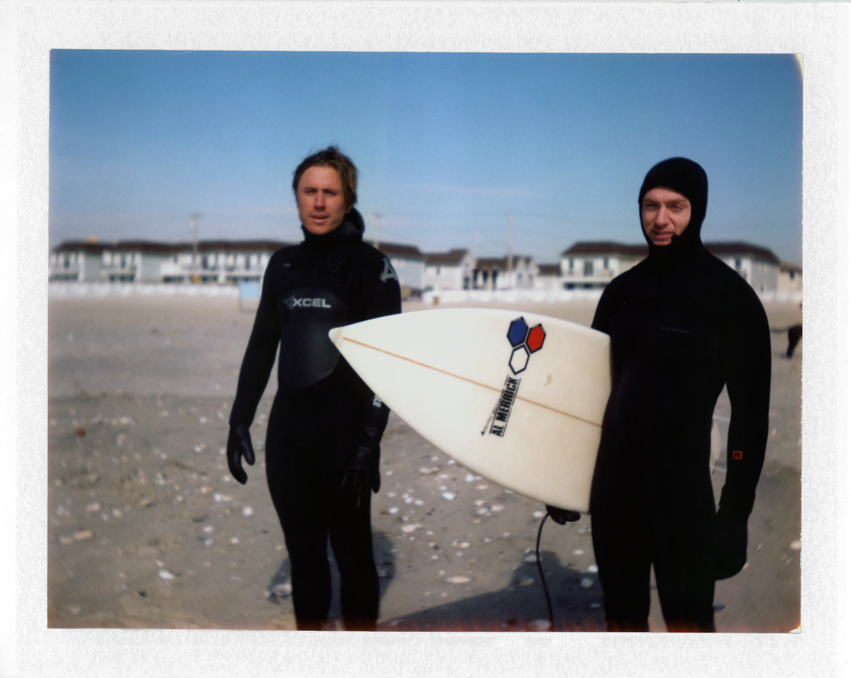 Polaroids rockaway beach Surf surfing New York NY Brooklyn portrait camera