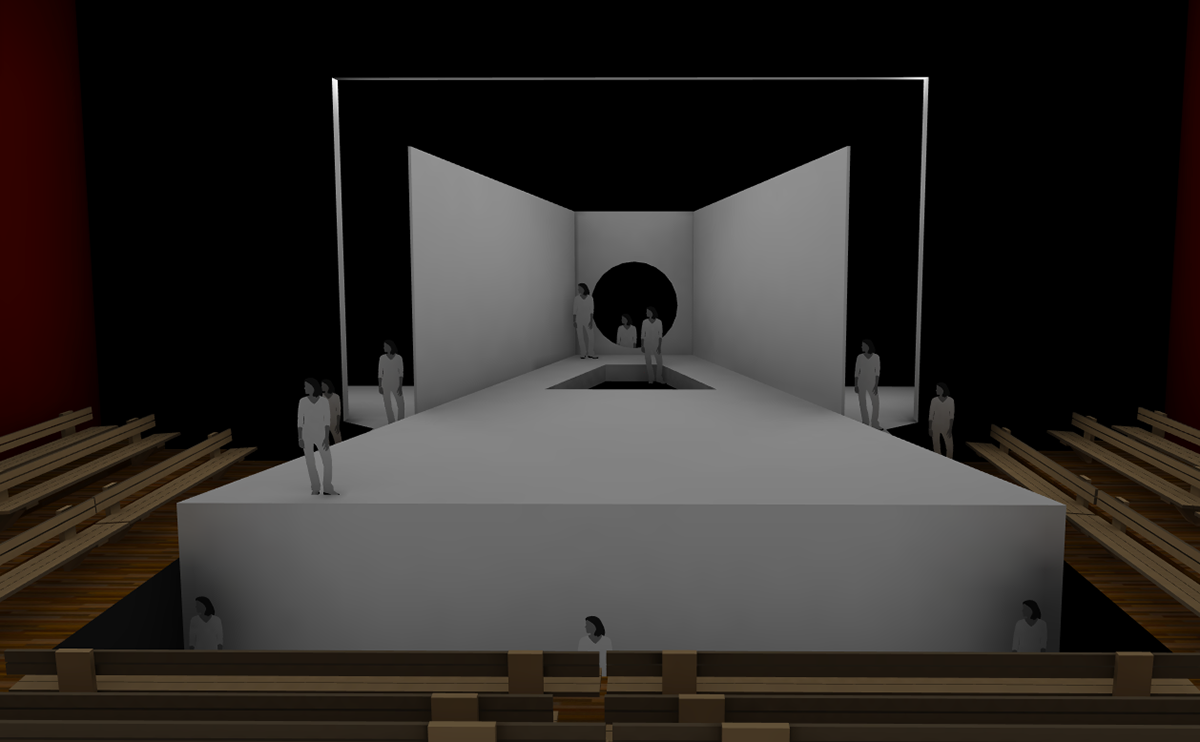 Theatre set design  3D model