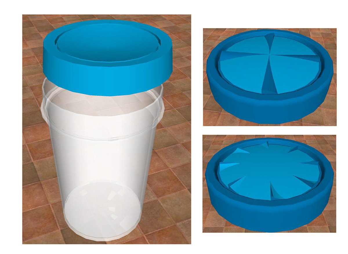 gluman plastic bottle container nesting pitcher
