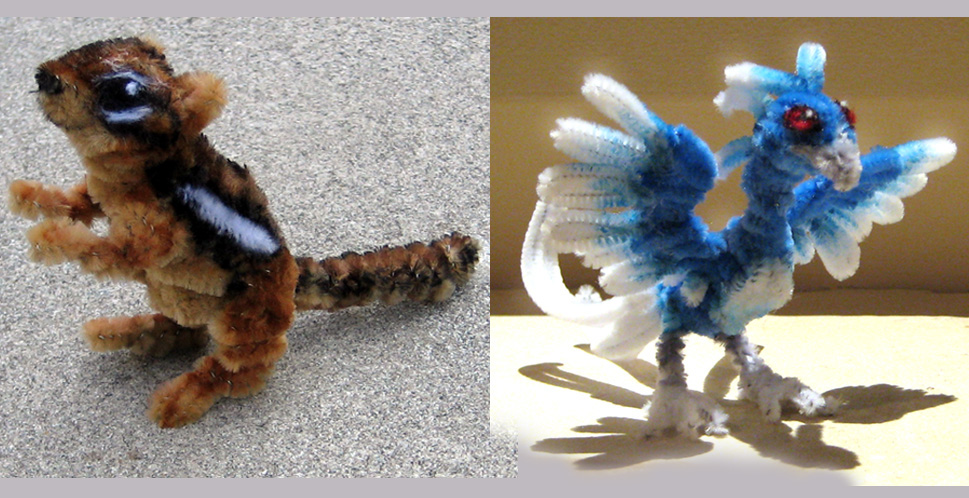 pipe cleaners Pipe cleaner sculptures