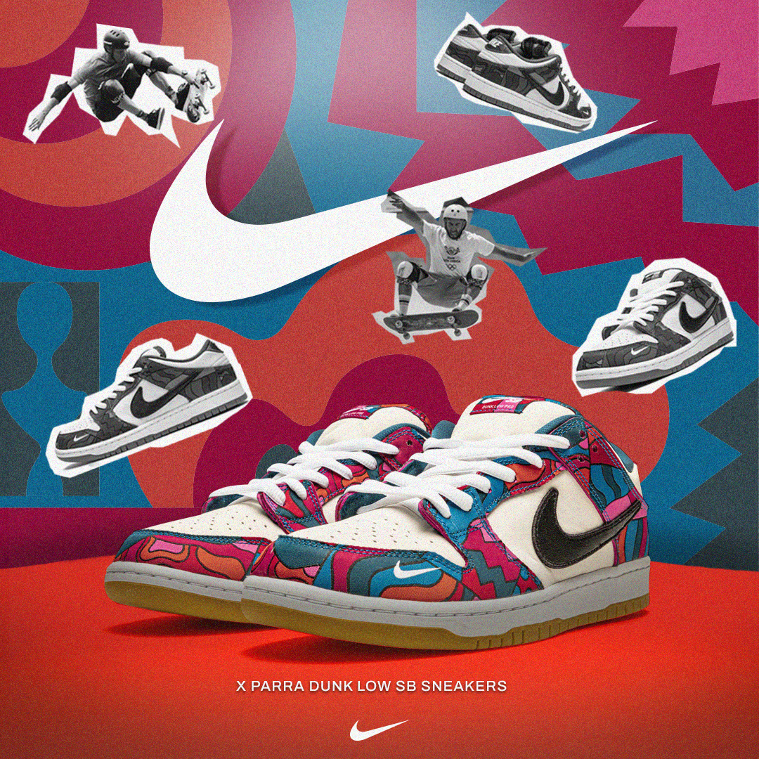 design Fashion  Illustrator Nike photoshop poster shoes Nike Shoes Poster Design Advertising 