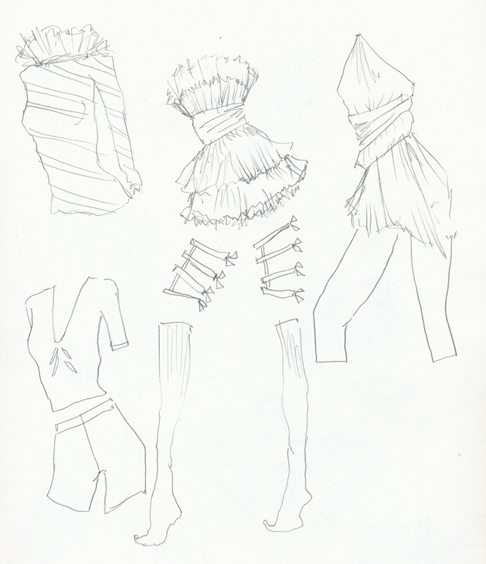 risd  fashion sketches
