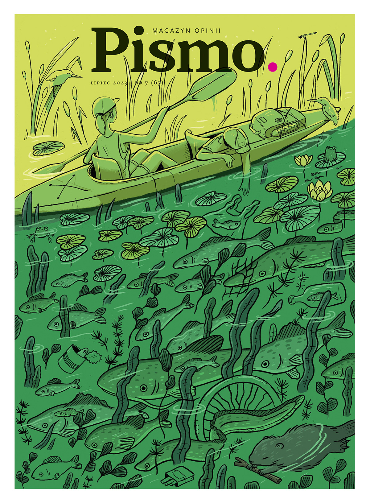 ILLUSTRATION  Magazine Cover magazineillustration water Ecology environment
