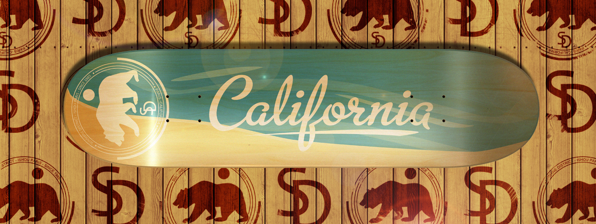 ride California west coast car skate brand Clothing ishou Collaboration colors