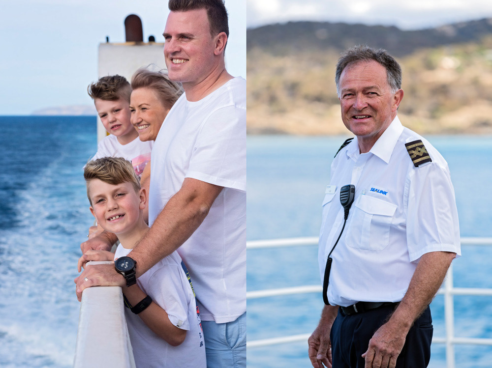 Travel family vacation Holiday tourism ferry Island South Australia Australia touring
