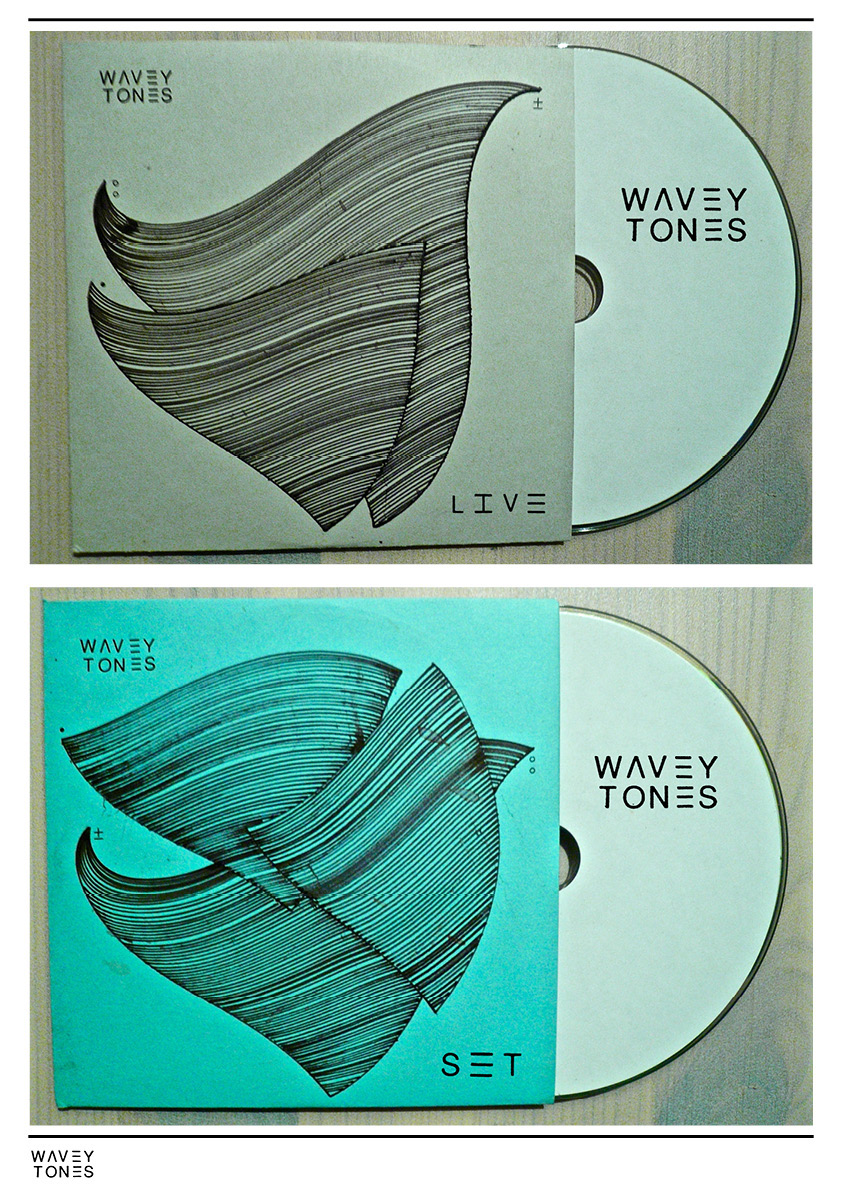 London wave illuste Drawring poster art vinyl cd t-shirt tone