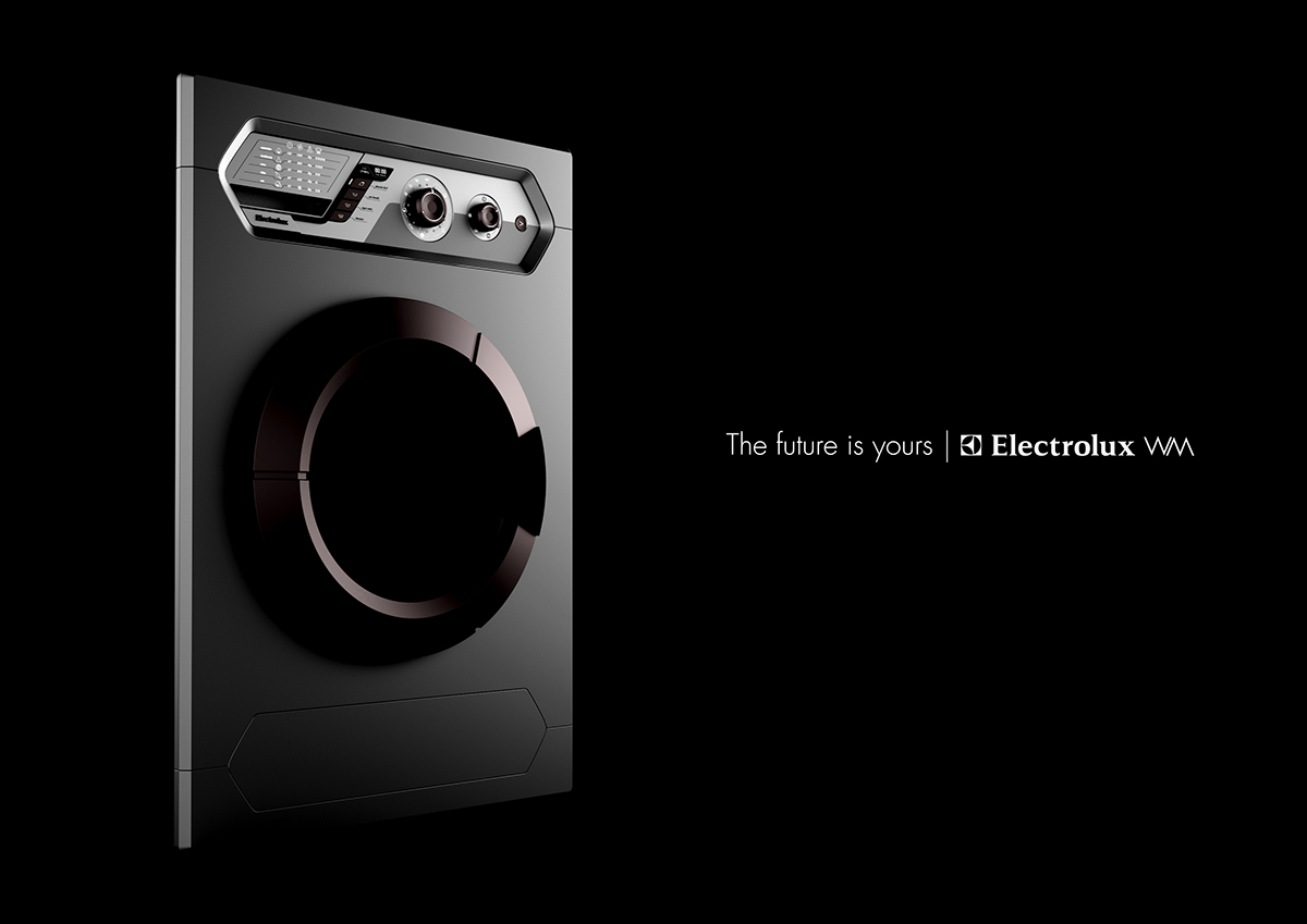 washer Washing machine lavarropas lavarropa wash electrolux concept aluminum aluminio Style stylish estilo premium