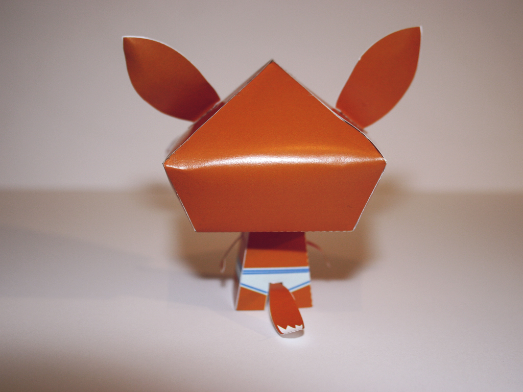 papercraft  papertoy  toy  opos FOX