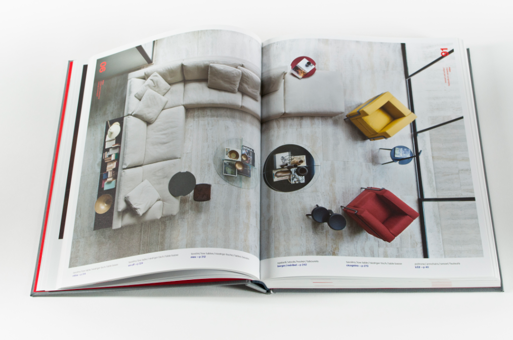 Cassina book design masters red square red &