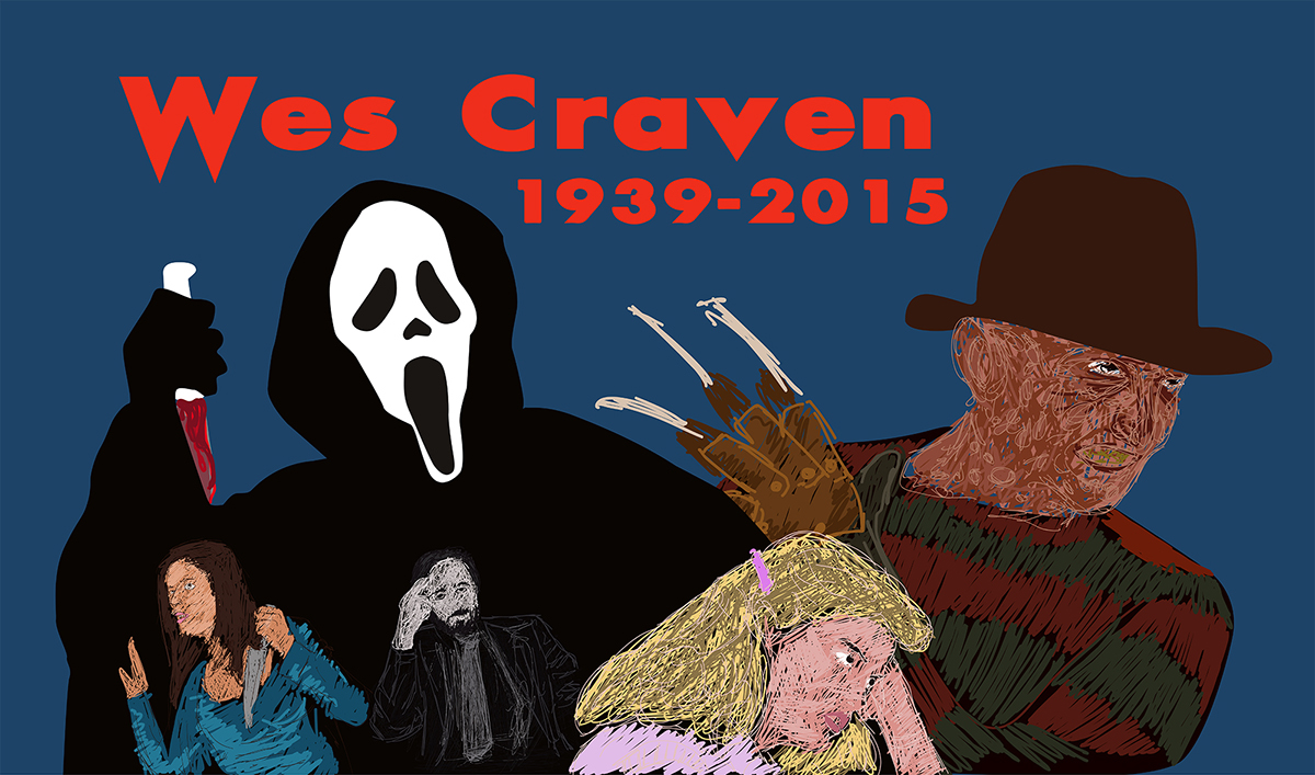 wes craven scream freddy Cruger A Nightmare on Elm Street Horror Movies Tribute to Wes