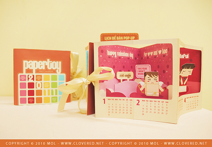 paper toy Popup movable book book card brochure calendar vintage cute popup book paper craft