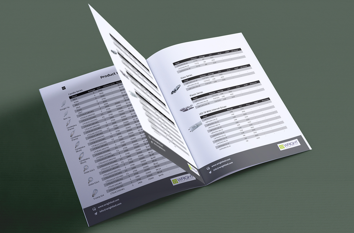 Electronics catalog design led energy brochure print design  Booklet pdf eco