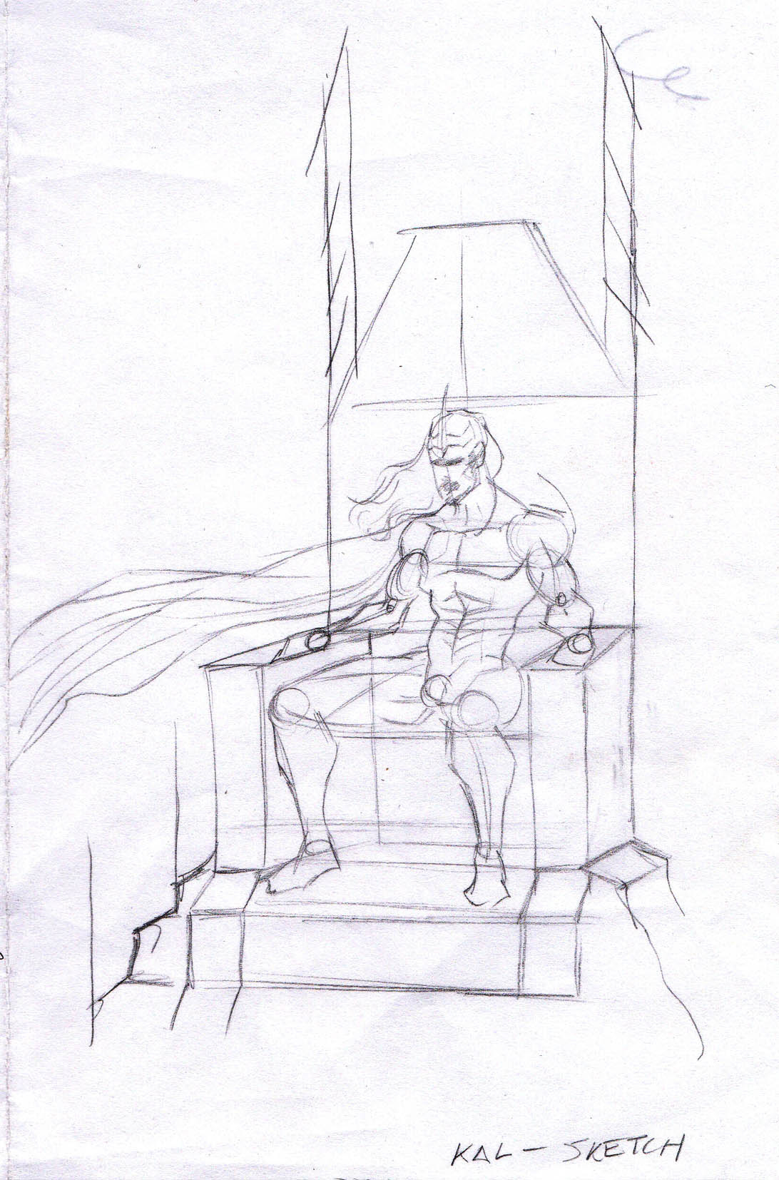 superman draw concept comic sci-fi illustrations