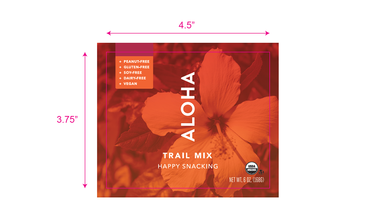 package design  superfood Health Wellness chocolate Food Packaging trail mix