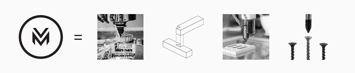 parametric design cnc 3D Printer arquitectura Diseño de Interiores marca black and white b/n Minimalism