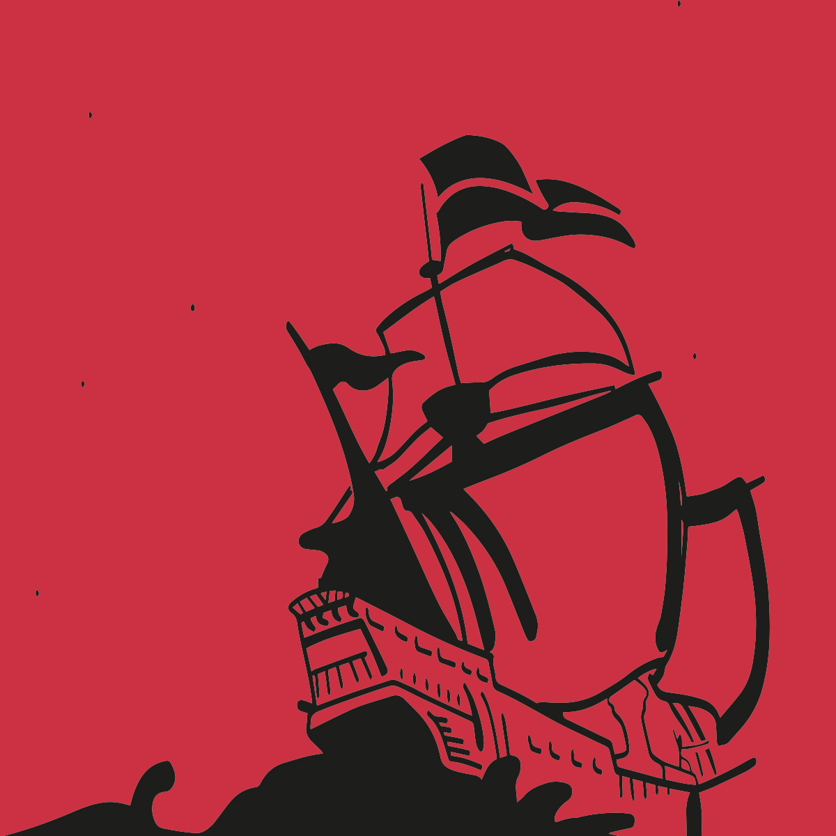 anarchy art galleon ILLUSTRATION  manifesto pirate poster riot ship