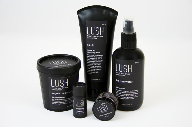 lush cosmetics Rebrand lush cosmetics