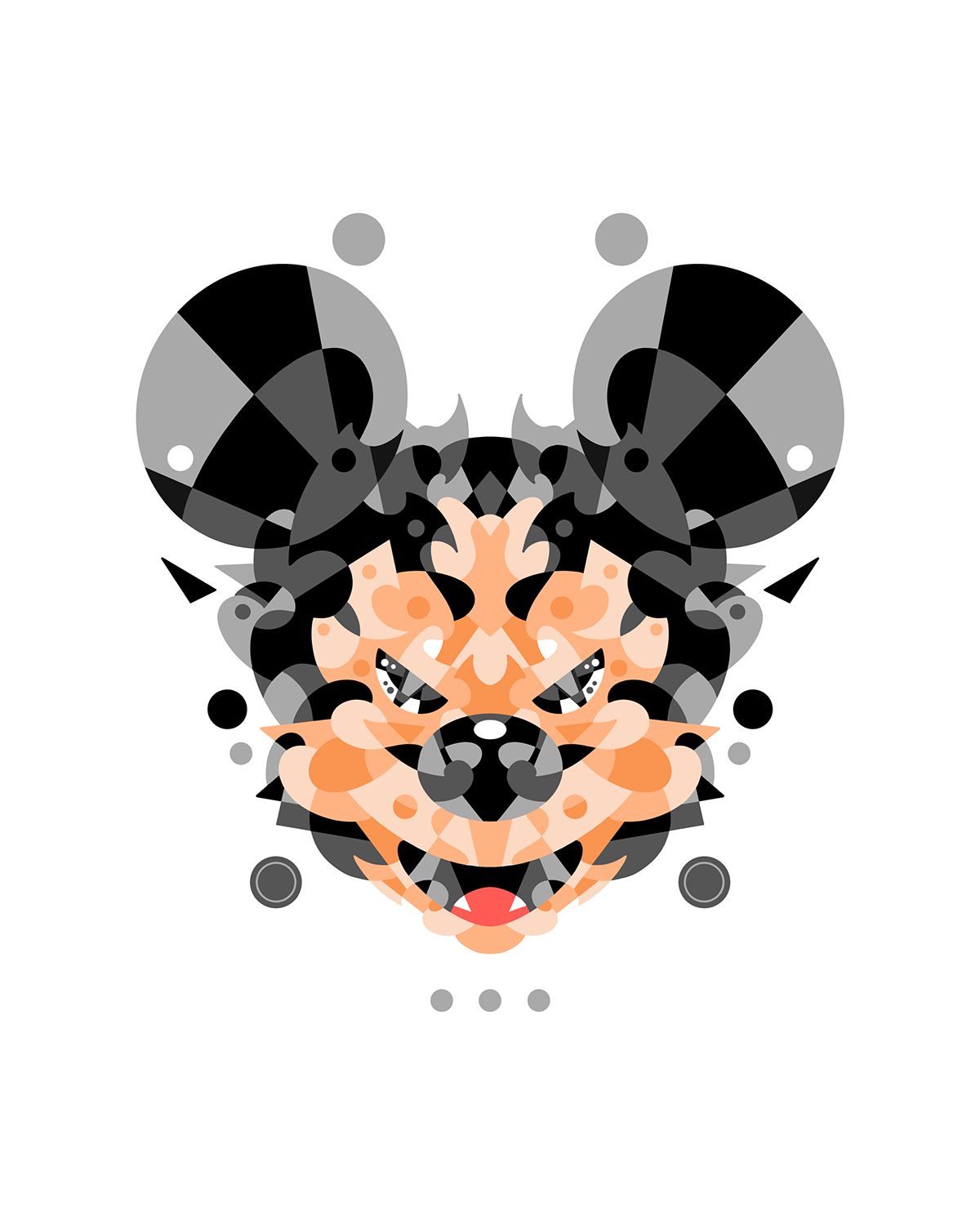 micky mouse disney Character design  Digital Art  ILLUSTRATION  artwork adobe illustrator vector Graphic Designer Character
