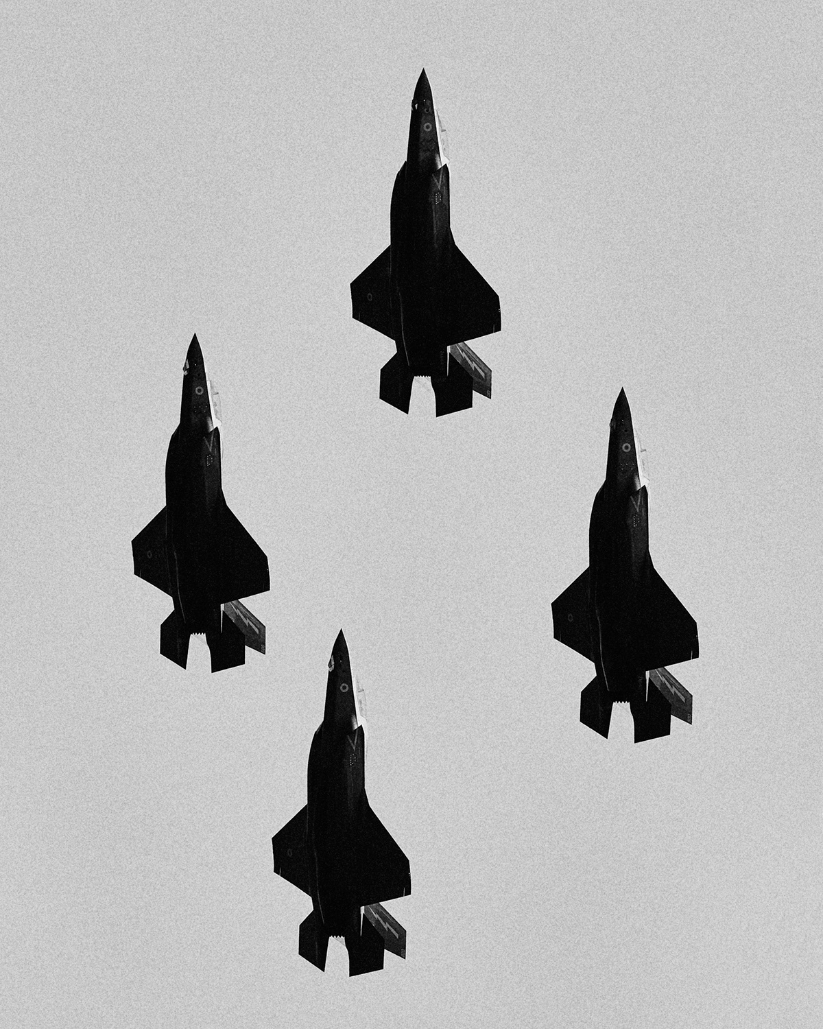 The Echelon by Matt Ben Stone. Uk military flypass for the Kings Coronation. Top Gun in formation.