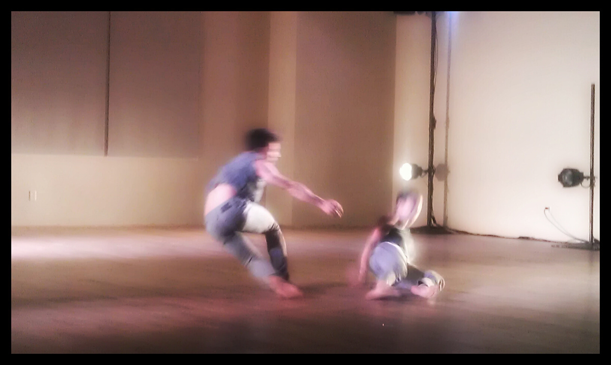 promoting DANCE   improvisation blur colllage CSU San Marcos UCSD White Box Theater