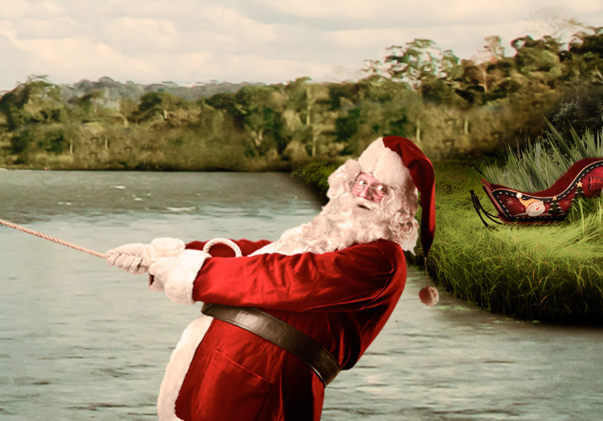 Christmas natal Papai Noel amazonia regional river rio