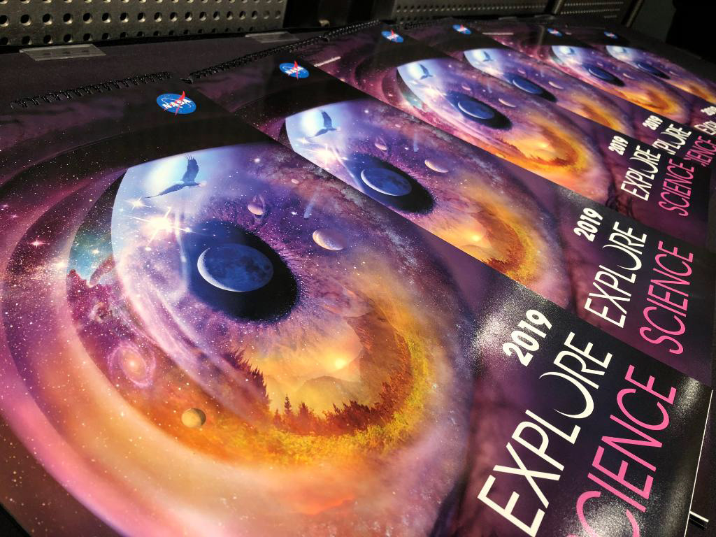 NASA Science vision Jenny Mottar 2019 calendar