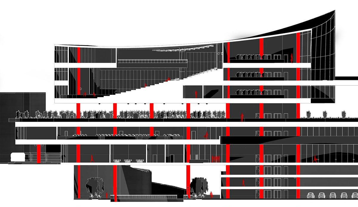 revit photoshop rendering parametrics Sustainability Site Response Urban Design Urban Response