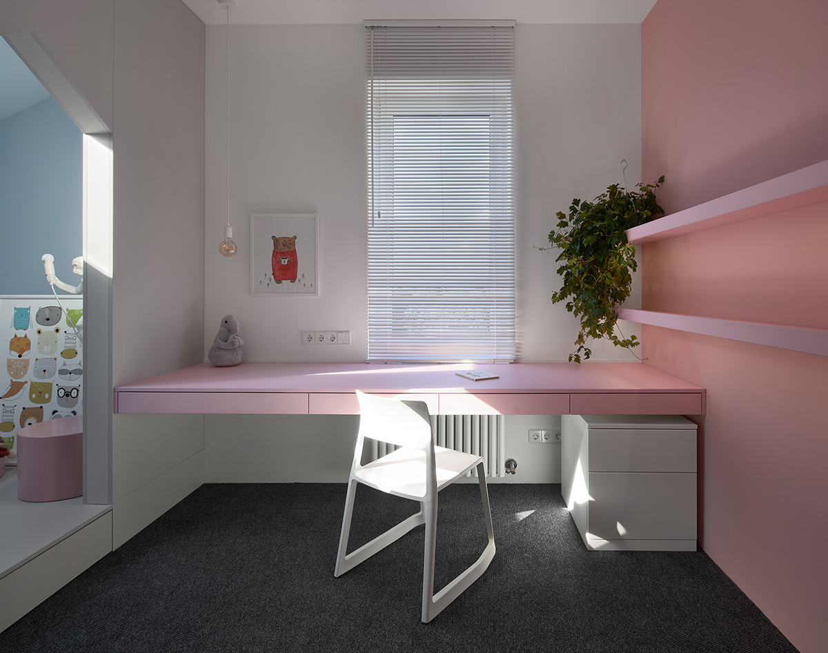apartment design Interior minimalistic White